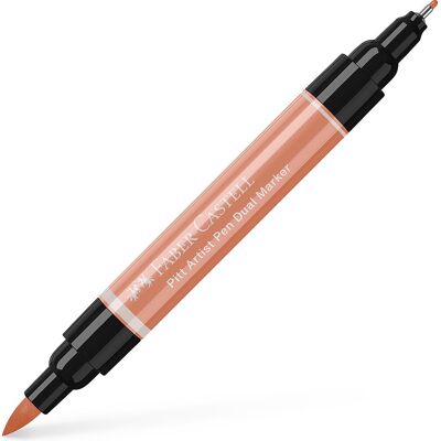 Faber-Castell tekenstift - pitt artist pen - duo marker - 189 kaneelbruin - fc-162189 Faber-Castell tekenstift - pitt artist pen - duo marker - 189 kaneelbruin - fc-162189