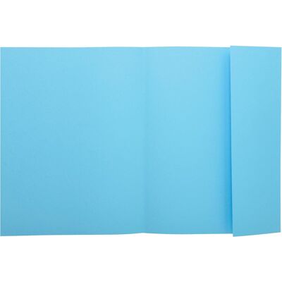 Exacompta super 160 pak van 100 mappen met 1 klep - 24x32cm - - lichtblauw - 348006e Exacompta super 160 pak van 100 mappen met 1 klep - 24x32cm - - lichtblauw - 348006e