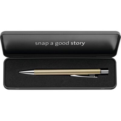 Pelikan balpen snap metallic k10 goud metal case Pelikan balpen snap metallic k10 goud metal case