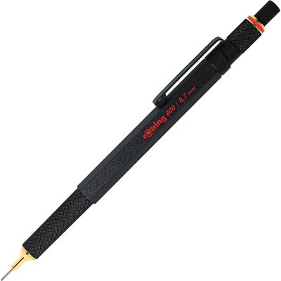Rotring 800-vulpotlood hb 0,7 mm zwart metalen behuizing Rotring 800-vulpotlood hb 0,7 mm zwart metalen behuizing