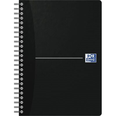 Oxford smart black spiraalblok - a5 - gelijnd - soft cover - 90 vel Oxford smart black spiraalblok - a5 - gelijnd - soft cover - 90 vel