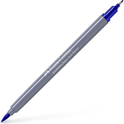 Faber-Castell - duo aquarel marker - goldfaber - blauwviolet 137 - brush / 0,6mm - fc-164637 Faber-Castell - duo aquarel marker - goldfaber - blauwviolet 137 - brush / 0,6mm - fc-164637