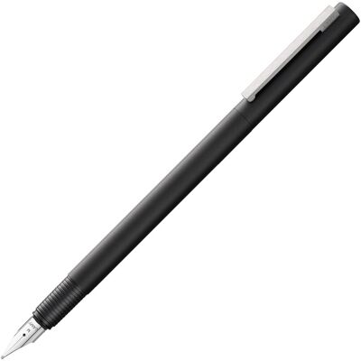 Lamy cp1 056 vulpen matzwarte lak roestvrijstalen penpunt ef inclusief t10 blauwe inktpatroon Lamy cp1 056 vulpen matzwarte lak roestvrijstalen penpunt ef inclusief t10 blauwe inktpatroon