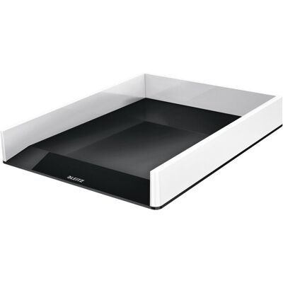 Leitz Brievenbak wow a4 wit/zwart 4 stuks Leitz Brievenbak wow a4 wit/zwart 4 stuks