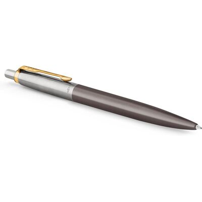 Parker jotter xl-balpen grijze lak met gouden details medium punt blauwe inkt geschenkverpakking Parker jotter xl-balpen grijze lak met gouden details medium punt blauwe inkt geschenkverpakking