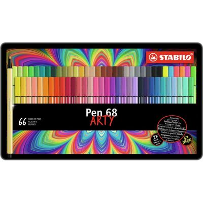 STABILO Pen 68 ARTY viltstift Medium Multicolor - viltstift STABILO Pen 68 ARTY viltstift Medium Multicolor - viltstift