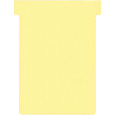 Nobo t-planbordkaarten index 3, ft 120 x 92 mm, geel Nobo t-planbordkaarten index 3, ft 120 x 92 mm, geel