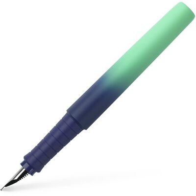 Faber-Castell vulpen - poly pen - medium - buzzing blue - fc-241018 Faber-Castell vulpen - poly pen - medium - buzzing blue - fc-241018