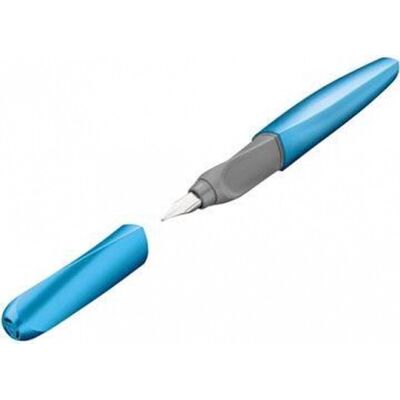 Pelikan twist - vulpen - frosted blue m + 2x standaard inktpatroon Pelikan twist - vulpen - frosted blue m + 2x standaard inktpatroon