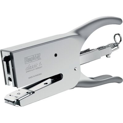 Rapid k1 classic niettang - platinum chroom - tot 50 vel - verstelbaar aambeeld - zilver Rapid k1 classic niettang - platinum chroom - tot 50 vel - verstelbaar aambeeld - zilver