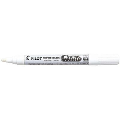 Pilot 12 x viltstift super * lakmarker rond 2mm * wit * sc-w-m Pilot 12 x viltstift super * lakmarker rond 2mm * wit * sc-w-m