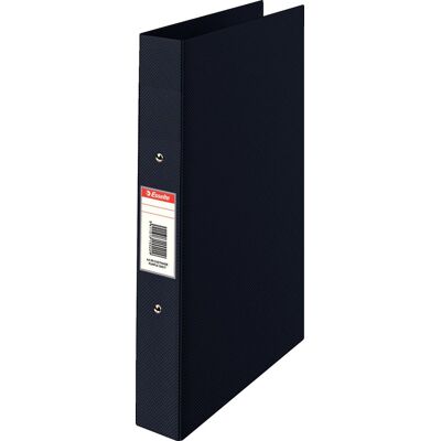 Esselte standaard ringband a4 - 2-rings met een rugbreedte van 48mm - zwart Esselte standaard ringband a4 - 2-rings met een rugbreedte van 48mm - zwart