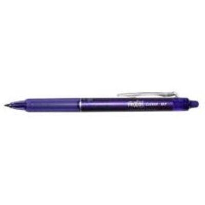 Pilot frixion ballpen 0.7mm clicker - doos van 12 stuks - paars Pilot frixion ballpen 0.7mm clicker - doos van 12 stuks - paars