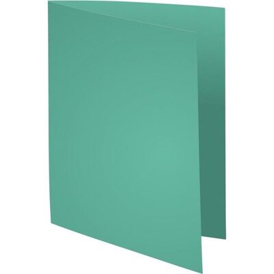 Exacompta super 160 - pak van 100 dossiermappen 160g/m2- 24x32 cm voor a4. - lichtgroen - 340004e Exacompta super 160 - pak van 100 dossiermappen 160g/m2- 24x32 cm voor a4. - lichtgroen - 340004e