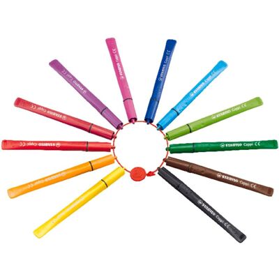 STABILO cappi viltstiften - 18dlg. Multi kleuren STABILO cappi viltstiften - 18dlg. Multi kleuren