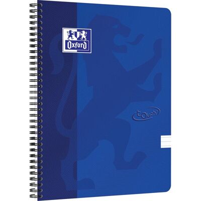 Oxford touch - schrijfblok - a4 - gelijnd - 140 pagina's - 90g - soft cover - blauw Oxford touch - schrijfblok - a4 - gelijnd - 140 pagina's - 90g - soft cover - blauw