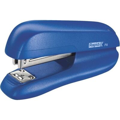 Rapid Nietmachine f6 halfstrip 20vel 24/6 blauw Rapid Nietmachine f6 halfstrip 20vel 24/6 blauw