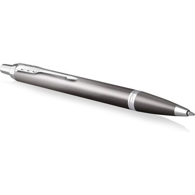 Parker im writing rituals balpen grijze afwerking met kleurverloop en verchroomd detail medium punt blauwe inkt met geschenkdoos Parker im writing rituals balpen grijze afwerking met kleurverloop en verchroomd detail medium punt blauwe inkt met geschenkdoos