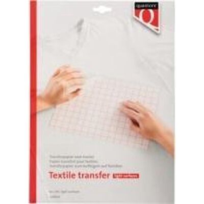 Quantore Transferpapier voor textiel - lichte kleding - 6 vellen - a4 Quantore Transferpapier voor textiel - lichte kleding - 6 vellen - a4