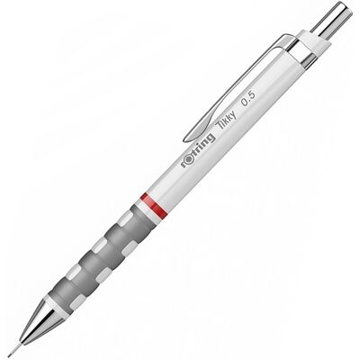Rotring tikky-vulpotlood - 0,5 mm - witte behuizing Rotring tikky-vulpotlood - 0,5 mm - witte behuizing