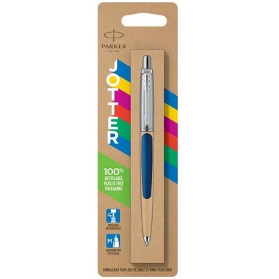 Parker jotter originals balpen - medium punt - blauwe inkt - retro jaren 90 afwerking - 1 stuk Parker jotter originals balpen - medium punt - blauwe inkt - retro jaren 90 afwerking - 1 stuk