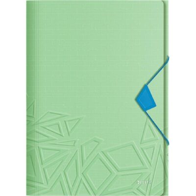 Leitz urban chic pp 3-klepsmap voor 150 vel - map voor a4 documenten - ideaal voor school of studie - groen Leitz urban chic pp 3-klepsmap voor 150 vel - map voor a4 documenten - ideaal voor school of studie - groen