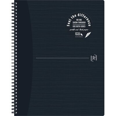 Oxford origin duurzaam notitieboek a4+ geruit 5mm 70 vel 90g zwart Oxford origin duurzaam notitieboek a4+ geruit 5mm 70 vel 90g zwart