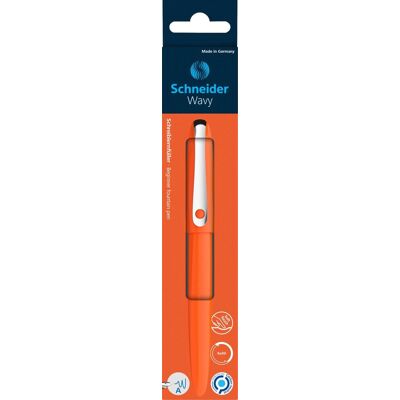 Schneider Schrijfwaren Schneider vulpen - wavy - oranje - s-162116 Schneider Schrijfwaren Schneider vulpen - wavy - oranje - s-162116