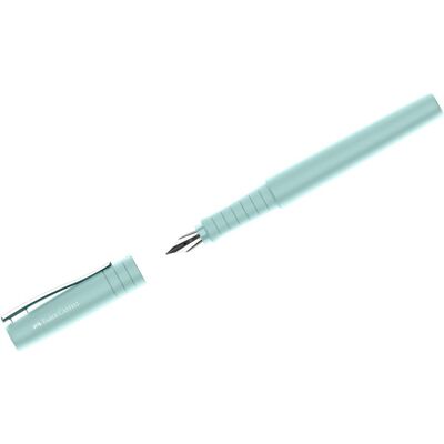 Faber-Castell vulpen - poly pen - penpunt m - caribic blue - fc-241009 Faber-Castell vulpen - poly pen - penpunt m - caribic blue - fc-241009