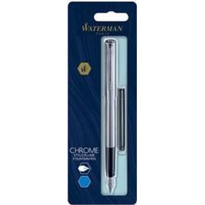 Waterman allure vulpen roestvrij staal fijne penpunt blauwe inkt Waterman allure vulpen roestvrij staal fijne penpunt blauwe inkt