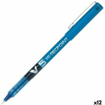 Pilot Pen roller v5 blauw 0,3 mm naald (12 stuks) Pilot Pen roller v5 blauw 0,3 mm naald (12 stuks)