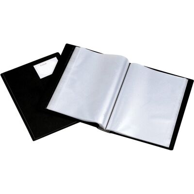 Esselte 54674, presentatiemap, a4, kunststof, polypropyleen (pp), polyvinyl chloride (pvc), zwart, 24 vakken, 240 mm Esselte 54674, presentatiemap, a4, kunststof, polypropyleen (pp), polyvinyl chloride (pvc), zwart, 24 vakken, 240 mm