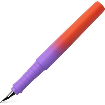 Faber-Castell vulpen - poly pen - medium- punchy melon - fc-241019 Faber-Castell vulpen - poly pen - medium- punchy melon - fc-241019
