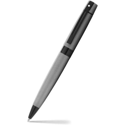 Sheaffer balpen - 300 - mat grijs en zwart - penpunt m - schrijfkleur zwart Sheaffer balpen - 300 - mat grijs en zwart - penpunt m - schrijfkleur zwart