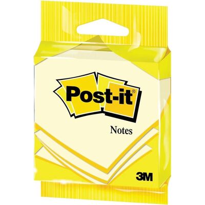 3M plaknotitie 7100172243 76 mm x 76 mm geel 100 vellen 3M plaknotitie 7100172243 76 mm x 76 mm geel 100 vellen
