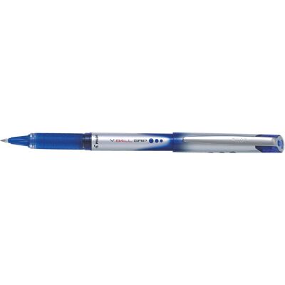 Pilot Rollerpen v-ball grip medium blauw 12 stuks Pilot Rollerpen v-ball grip medium blauw 12 stuks