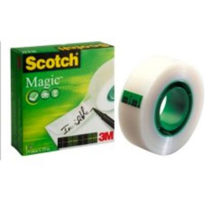 Scotch ® magic™ tape, 4 rollen, 19 mm x 33 m Scotch ® magic™ tape, 4 rollen, 19 mm x 33 m