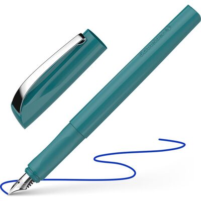 Schneider Schrijfwaren Schneider vulpen - ceod colour - petrol - penpunt m - s-168716 Schneider Schrijfwaren Schneider vulpen - ceod colour - petrol - penpunt m - s-168716