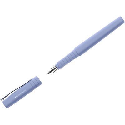 Faber-Castell vulpen - poly pen - penpunt m - pale iris - fc-241004 Faber-Castell vulpen - poly pen - penpunt m - pale iris - fc-241004