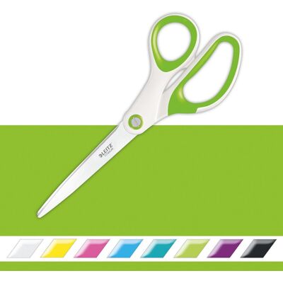 Leitz wow titanium roestvrijstalen schaar - groen Leitz wow titanium roestvrijstalen schaar - groen