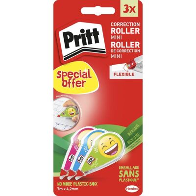 Pritt emoji roller value pack 4,2 mm x 7 m blistercard 4 emoji correctieroller kantoor & school correctieroller. Pritt emoji roller value pack 4,2 mm x 7 m blistercard 4 emoji correctieroller kantoor & school correctieroller.