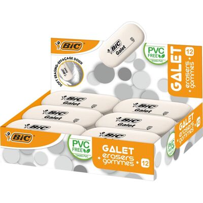 BIC galet gummen - doos van 12 stuks BIC galet gummen - doos van 12 stuks