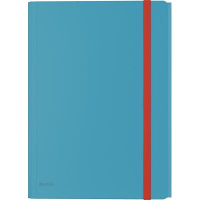 Leitz cosy pp 3-klepsmap - map met vak - mappen voor a4 documenten - ideaal voor thuiskantoor/thuiswerken - sereen blauw Leitz cosy pp 3-klepsmap - map met vak - mappen voor a4 documenten - ideaal voor thuiskantoor/thuiswerken - sereen blauw