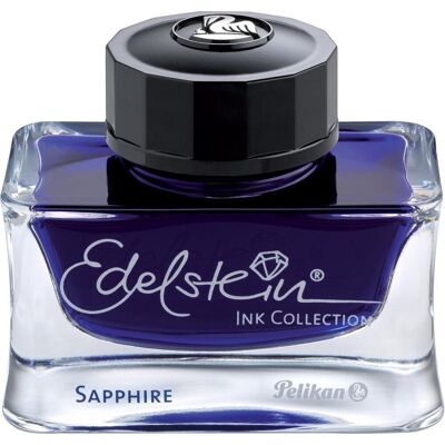 Pelikan edelstein - inktpot - 50 ml - sapphire (blauw) Pelikan edelstein - inktpot - 50 ml - sapphire (blauw)