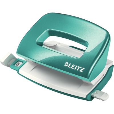 Leitz wow mini perforator - perforeert tot 10 vel - voor mappen en ringbanden - ideaal voor thuiskantoor/thuiswerkplek - ijsblauw Leitz wow mini perforator - perforeert tot 10 vel - voor mappen en ringbanden - ideaal voor thuiskantoor/thuiswerkplek - ijsblauw