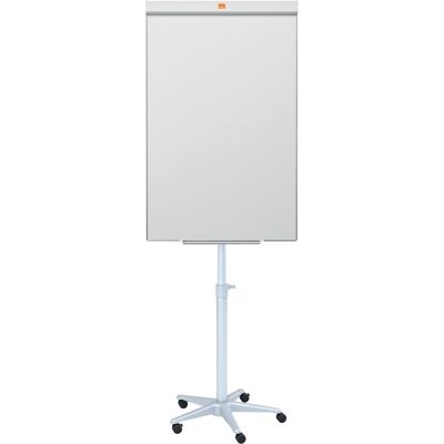 Nobo impression pro stalen mobiele flipover - in hoogte verstelbaar - inclusief marker - wit Nobo impression pro stalen mobiele flipover - in hoogte verstelbaar - inclusief marker - wit
