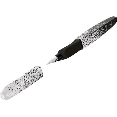 Pelikan vulpen twist color edition - zwart/wit Pelikan vulpen twist color edition - zwart/wit