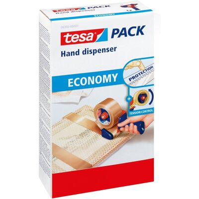 Tesa packing tape handdispenser economy robuust voor verpakking plakband - tot 50cm breed Tesa packing tape handdispenser economy robuust voor verpakking plakband - tot 50cm breed