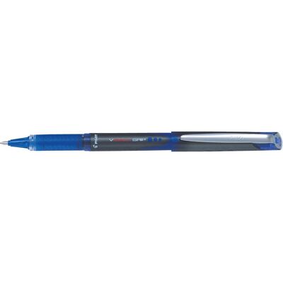 Pilot Rollerpen v-ball grip breed blauw 12 stuks Pilot Rollerpen v-ball grip breed blauw 12 stuks
