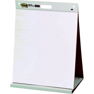 Post-it zelfklevende flipovervel table top - effen wit - 584 mm x 508 mm Post-it zelfklevende flipovervel table top - effen wit - 584 mm x 508 mm